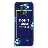 OnePlus 10 Pro Anti Shock Case Flowers Blue DTMP