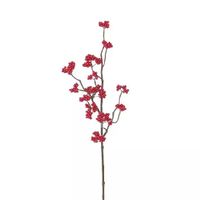 Bessentak Rood 73 cm kunstplant - Buitengewoon de Boet - thumbnail
