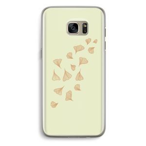 Falling Leaves: Samsung Galaxy S7 Edge Transparant Hoesje