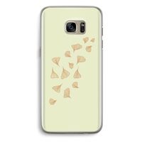 Falling Leaves: Samsung Galaxy S7 Edge Transparant Hoesje
