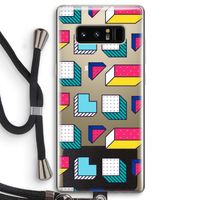 8-bit N°7: Samsung Galaxy Note 8 Transparant Hoesje met koord
