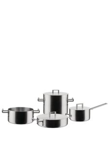 Alessi batterie de cuisine Multiply en acier - Argent