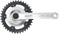 Amar crankstel crankset 4-edge 38t 170mm b/sil.