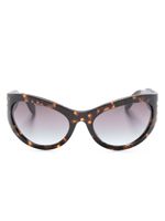 Marc Jacobs Eyewear lunettes de soleil à monture géométrique - Marron