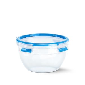 EMSA CLIP & CLOSE N10116 Rond Container 2,6 l Blauw, Transparant 2 stuk(s)