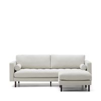 Kave Home 3-zits Loungebank Debra Links/Rechts, Chenille - Beige