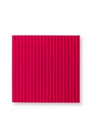 Pip Studio Set/4 Servetten Strepen Donkerrood