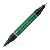 Faber Castell Tekenstift Pitt Artist Pen duo marker - 264 donker phthalogroen