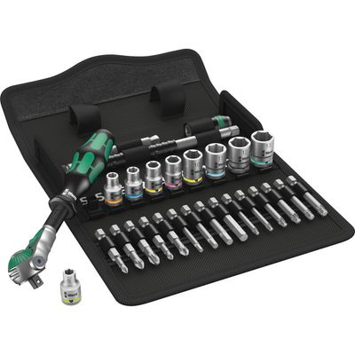 Wera 8100 SA 6 Zyklop Speed-ratelset 1/4" gereedschapsset