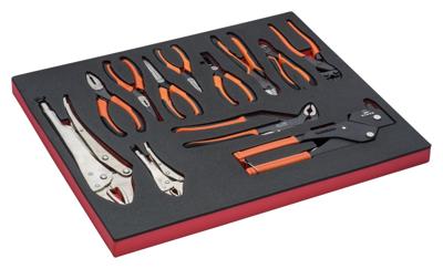 Bahco Foaminlay Fit&Go 3/3 met tangen - 12-delig - FF1A4001