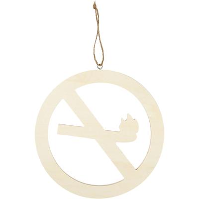 Creativ Company Schild, niet roken, afm 21,3 cm, dikte 0,9 cm, 1 stuk