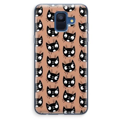Kat: Samsung Galaxy A6 (2018) Transparant Hoesje