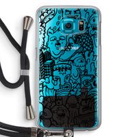 Vexx Black Mixtape: Samsung Galaxy S6 Transparant Hoesje met koord