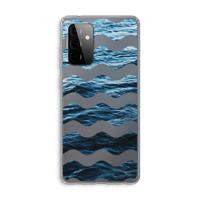 Oceaan: Samsung Galaxy A72 Transparant Hoesje - thumbnail