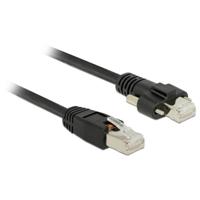 Delock 85672 RJ45 Netwerkkabel, patchkabel CAT 6 S/FTP 10 m Zwart 1 stuk(s)