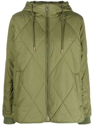 Tommy Hilfiger doudoune à capuche à lien de resserrage - Vert