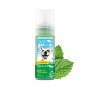 Tropiclean Fresh Breath Foam gebitsreiniging hond Per stuk