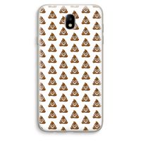 Poop emoji: Samsung Galaxy J7 (2017) Transparant Hoesje
