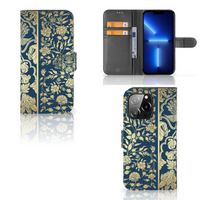 iPhone 13 Pro Hoesje Beige Flowers - thumbnail