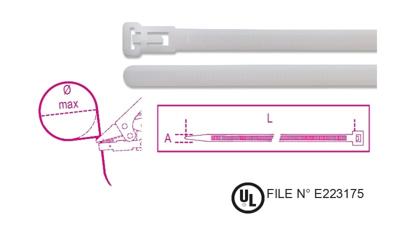 Beta Bmbr2076-Hersluitbare Nylon Bindstrips - BMBR2076