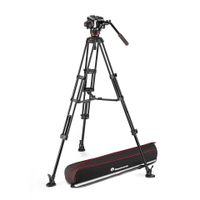 Manfrotto MVK504XTWINFA 504X Video Head + aluminium Fast Twin Leg statiefkit