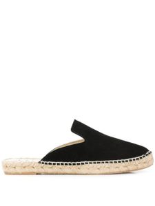 Manebi espadrilles à talon ouvert - Noir