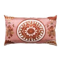 Kussen zon velvet - oranje - 30x45 cm