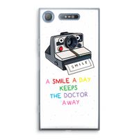 Smile: Sony Xperia XZ1 Transparant Hoesje