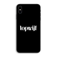 Topwijf Zwart: iPhone XS Max Biologisch afbreekbaar hoesje