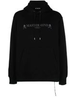 Mastermind Japan hoodie en coton à logo imprimé - Noir - thumbnail