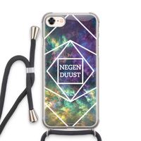 Negenduust ruimte: iPhone 8 Transparant Hoesje met koord