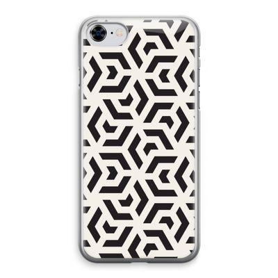 Crazy pattern: iPhone 8 Transparant Hoesje
