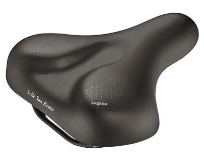 Selle San Remo Zadel lugano vacuum handgreep zwart (kaart)
