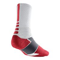 Nike Basketbal Sokken Hyperelite Wit/Rood/Zwart - thumbnail