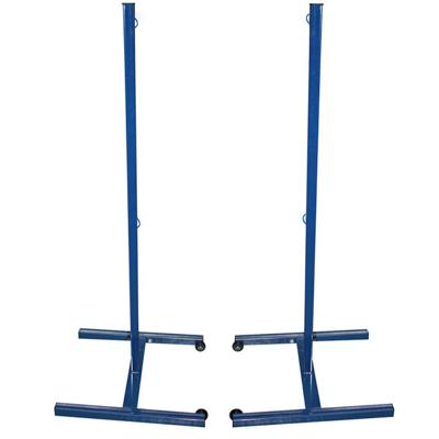 SET OF FIXED BADMINTON POLES