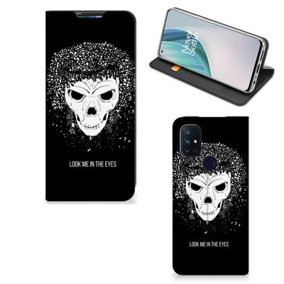 Mobiel BookCase OnePlus Nord N10 5G Skull Hair Mobiel BookCase OnePlus Nord N10 5G Skull Hair