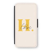Amber Script: iPhone 7 Flip Hoesje