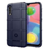 Voor Galaxy A70s volledige dekking schokbestendig TPU case (blauw)