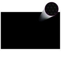 Zwembadhoes rechthoekig 800x500 cm PE zwart - thumbnail