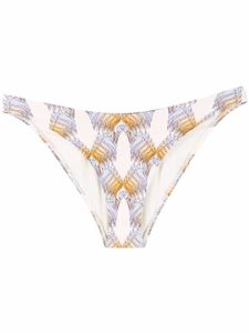 Tory Burch bas de bikini à imprimé abstrait - Tons neutres