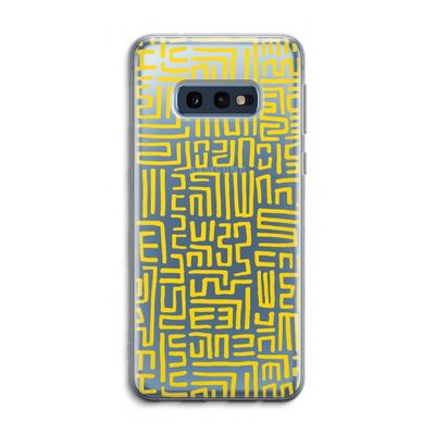 Majorelle Blue Print: Samsung Galaxy S10e Transparant Hoesje