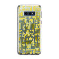 Majorelle Blue Print: Samsung Galaxy S10e Transparant Hoesje