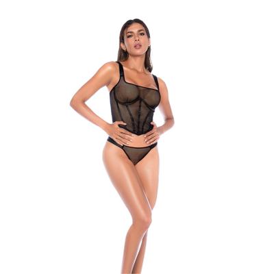 Mapalé Mesh Twee Delige Set - S/M - Zwart