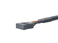 Akasa 9-pin/19-pin USB-kabel 0,1 m USB 3.0 19-pin USB 2.0 9-pin Zwart - thumbnail