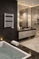 Solar EL HD-RAD elektrische handdoekradiator / wit / 1750 x 600 / 1000 Watt