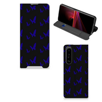 Sony Xperia 1 III Hoesje met Magneet Vlinder Patroon