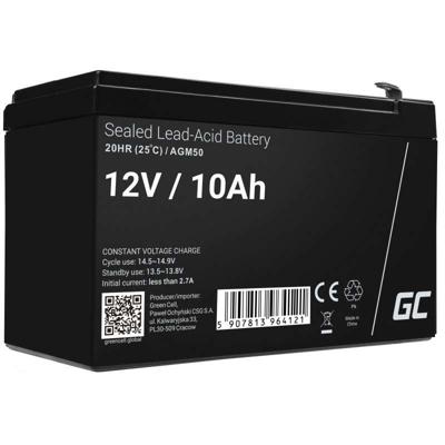 Green Cell AGM50 UPS-accu VRLA AGM 12 V 10 Ah