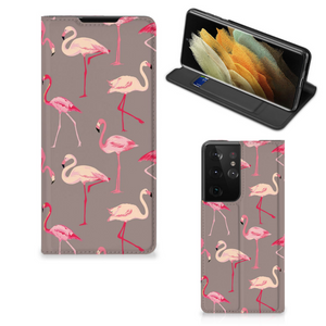 Samsung Galaxy S21 Ultra Hoesje maken Flamingo