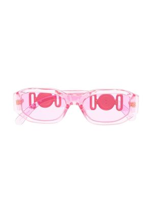 Versace Eyewear lunettes de soleil à monture carrée - Rose