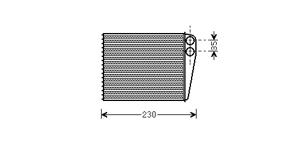 Condensor Mini/mb A/b-class 04- 30006465